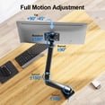 thumbnail image 4 of HOMOUNT Single Monitor Desk Mount for 13"-32" Screens, Computer Monitors Stand, Height Adjustable Monitor Mount, with Gas Spring Monitor Arm Fit 4.4-19.8 lbs, 4 of 10