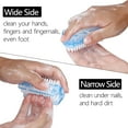thumbnail image 2 of Genreen 4 Pack Dual-Sided Nail Brush Cleaner,Soft & Firm Bristles for Fingernails, Toenails, Travel & Pet Care,Nail Scrubber for Hands and Feet, 2 of 7