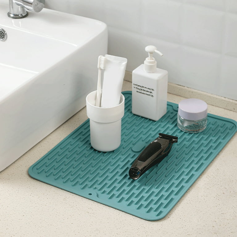 Silicone Dish Drying Mat for Kitchen Counter- Eco Friendly Food