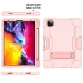 thumbnail image 2 of iPad Pro 11 inch Case, Rugged Kickstand Series - Allytech Shockproof Heavy Duty Hybrid Three Layer Armor Defender Kids Child Proof Cover for Apple iPad Pro 11-inch (2018 Release) (Rosegold), 2 of 6