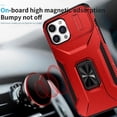 thumbnail image 4 of Funda para GANGXUN iPhone 12 Pro Max - Soporte metálico, Función magnética, Rojo, 4 of 5