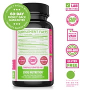 Zhou Milk Thistle Standardized Silymarin Extract for Maximum Liver Support | Detox, Cleanse & Maintain | 60 Tablets
