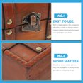 thumbnail image 3 of AURARMLET Pirate Chest Jewelry Storage Holder Wood Privacy Protection Retro Design 1Set, 3 of 5