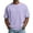 Purple, variant on Guluxicc Mens Waffle Gym Tops Regular Fit Solid Color Crew Neck Short Sleeve Shirts Summer Outdoor Workout Casual Tops