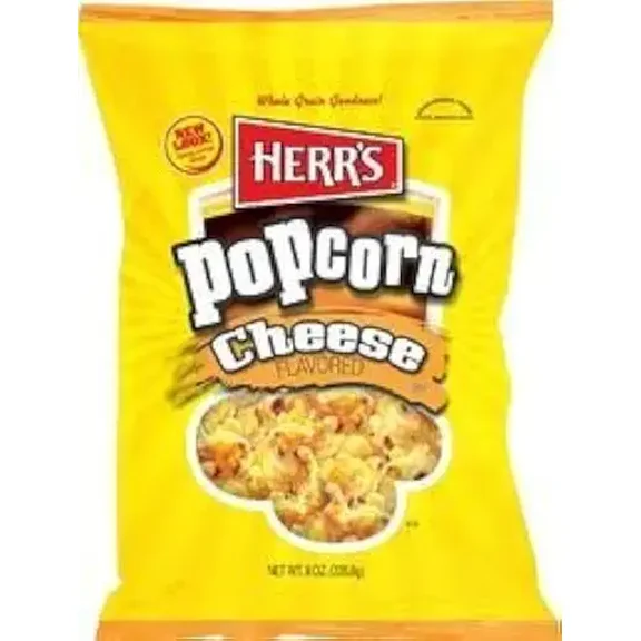 Herr`s Cheese Popcorn .625 oz Pack of 30 (Curated by RJ Snacks)