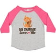 thumbnail image 3 of Inktastic My Grammie Loves Me Granddaughter Girls Toddler T-Shirt, 3 of 5