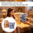 thumbnail image 4 of Cute Pocket Plush Toy, Soft Fluffy Farm Animal Stuffed Doll for Birthday Gift and Home Decoration, Adorable Mini Pig Figurine 6.29-inch Fox, 4 of 6