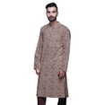 thumbnail image 4 of Atasi Kurta Imprimé pour Hommes Col Mandarin Popeline de Coton Kurta Chemise Décontractée, 4 of 7