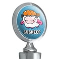 thumbnail image 2 of Cute Shrimp Sushi Susheep Sheep Wine Bottle Stopper, 2 of 8