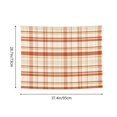 thumbnail image 6 of Hirioo Minimalist plaid Print Tapestry Lightweight Fabric for Bedroom Aesthetic Home Wall Dorm Décor Living Room Decor 29x37 Inch, 6 of 8