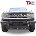 thumbnail image 3 of TAC Bull Bar Fits 2021-2025 Ford Bronco SUV 3" Black Front Bumper Grille Guard Brush Guard Off Road Accessories, 3 of 9