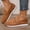 Brown, variant on IEMIEMIEM Women's Loafers Comfortable Soft Slip-On Flat Work Shoes Casual Penny Loafers Lady Non Slip Walking Dress Shoes Khaki 6.5 Wide