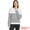 White, variant on DARING DIVA Striped Pullover Crewneck Knitted Sweater S White