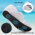thumbnail image 4 of Water Shoes for Women Men Barefoot Beach Swim Aqua Socks Summer Wide Slides Sandals Quick Dry Pool River Sea Sock Shoes, 4 of 7