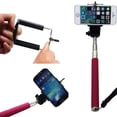 thumbnail image 2 of Extendable Handheld Selfie Stick MONOPOD - 7.87" to 38.19" Height - 1.10 lb Load Capacity For iPhone X iPhone 8 8 Plus 7 7Plus 6 6s Plus SE 5 5s 5c Samsung Galaxy S8 S8 plus - Red, 2 of 7