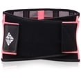 thumbnail image 5 of Faja lumbar ajustable ultradelgada NeoHealth para mujeres y hombres - Faja lumbar flexible y transpirable con correas de doble tensión | Diseño rosa industrial para aliviar el dolor lumbar, talla S, 5 of 5