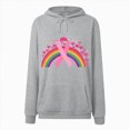 thumbnail image 4 of Towmus Womens Graphic Hoodies Rainbow Printed Hoodie Sweatshirt Casual Plus Size Pullover Long Sleeve Streetwear Drawstring Hoode, 4 of 4