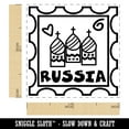 thumbnail image 2 of Russia Passport Travel Self-Inking Rubber Stamp Ink Stamper - Red Ink - Small 1 Inch, 2 of 7