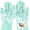 Green, variant on Pecute Pet Grooming Gloves Large, Heat Resistant Cat Bathing Gloves with High-Density Teeth, Silicone Dog Bathing Gloves with Enhanced Five Finger Design, for Washing, Bathing, and Massaging