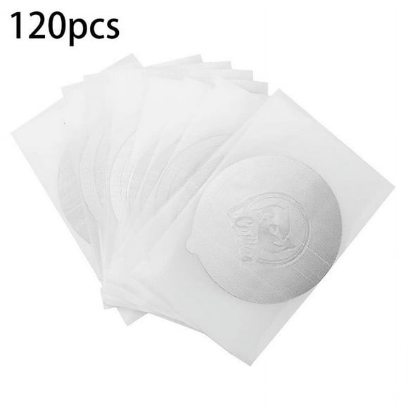 Aluminum Foil Coffee Capsule Lid Sticker Adhesive Single Use For Nespresso Vertuo Coffeemaker Machine Accessories 120Pcs