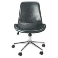 thumbnail image 4 of Safavieh Fletcher Modern Swivel Bicast Leather Office Chair, 4 of 10