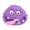 Purple, variant on Cartoon Monster Latex Dog Toy with Squeaker, Interactive Squeaky Chew Toy for Small and Medium Dogs, Durable Natural Rubber Material for Teeth Cleaning and Exercise - Yellow