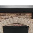 thumbnail image 4 of 45" Electric Fireplace with Faux Brick & Remote Control, Brown, Includes Mantel, 4 of 5