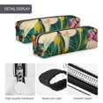 thumbnail image 4 of Easygdp Tropical Floral Jungle para Estuche de Lápices de Cuero, Estuche de Papelería de Cuero, Estuche de Gran Capacidad con Cremallera, 4 of 7