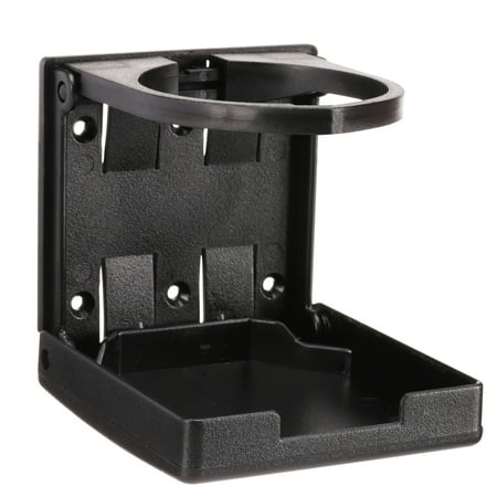 - Universal Adjustable Folding Cup Drink Holder Car TRUCK BOAT VAN Home Plastic 99mm, Black