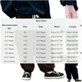 thumbnail image 2 of Avrntaa Corduroy Parachute Pants for Boys Baggy Drawstring Cargo Pants Street Y2K Casual Trouser 2-12Y, 2 of 7
