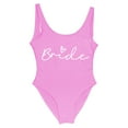 thumbnail image 4 of S-3xl Gold Print Team Bride One-piece Swimsuit Squad Women Swimwear Bachelorette Party Swimsuit Summer Beatchwear Bathing Suit, 4 of 4
