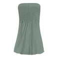 thumbnail image 5 of Women’s Strapless Smocked Mini Dress – Summer Casual Tube Top Ruffle Hem Sundress for Beach, Party, Vacation, and Daily Wear, 5 of 5