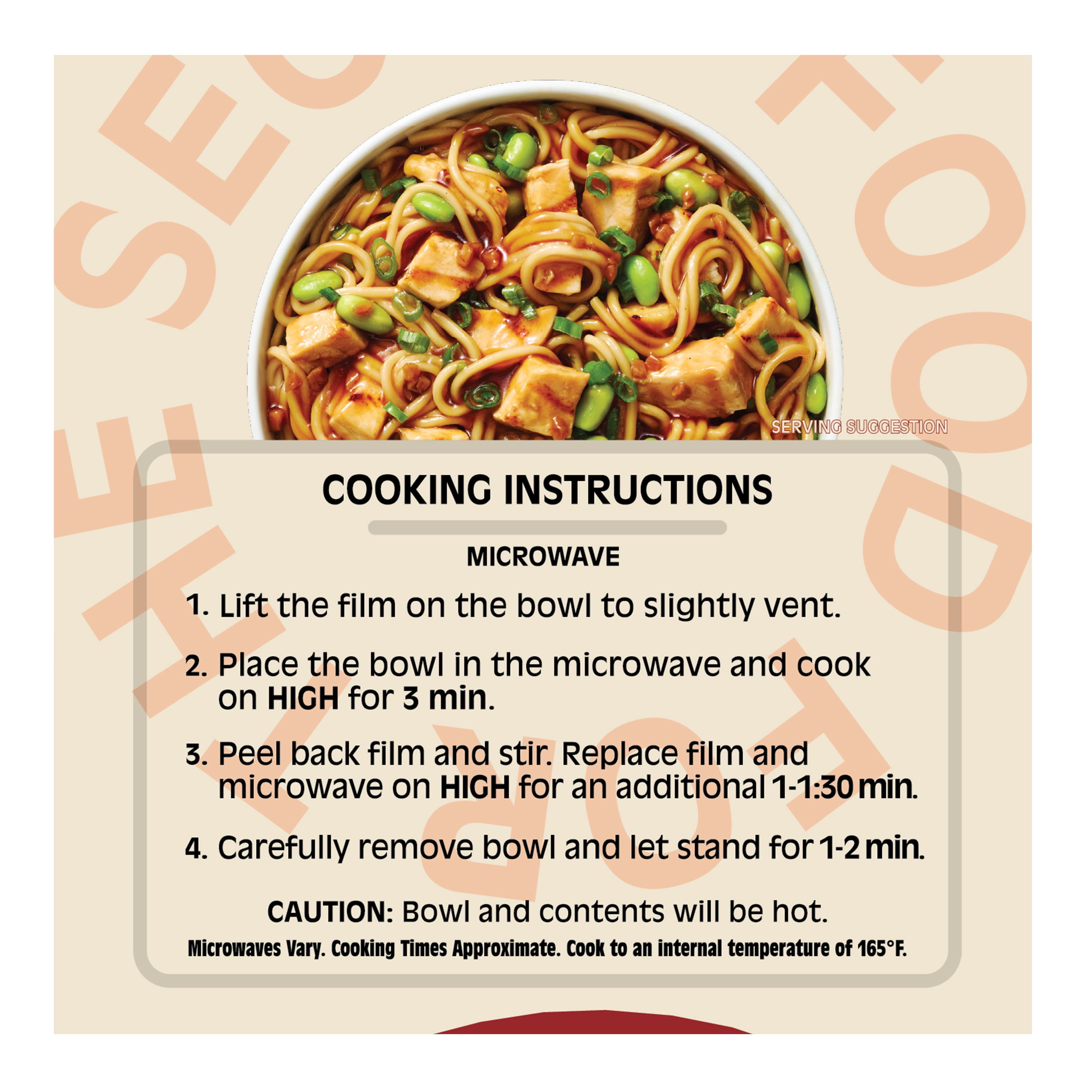 Esther Choi Stir Fried Noodles with Chicken, 10.8 oz (Frozen)