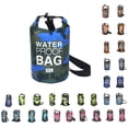 thumbnail image 2 of Sonducket Bolsa de natación impermeable de 15/20L/30L, de saco seco, colores de camuflaje, pesca, canotaje, kayak, almacenamiento, bolsa de Deportes acuáticos Camuflaje Azul 19 x 40 cm Sonducket OD1303-08B, 2 of 6