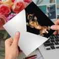 thumbnail image 5 of The Best Card Company Big Under Dogs - Miss You Greeting Card with Envelope (4.63 x 6.75 Inch) - Curious Canine Boxer, 5 of 5
