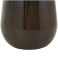 thumbnail image 6 of DecMode 12" Ombre Blue Metal Vase with Brown Accents, 6 of 10