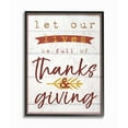 thumbnail image 2 of Stupell  Let Our Lives Be Full of Thanks and Giving Framed Giclee Art 16 x 20, 2 of 4