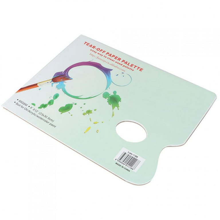  A4 Palette Paper Pad Disposable Color Matching Paper Paint  Palette Painting Pad for Acrylics Watercolor Oil Painting Gouache