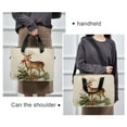 thumbnail image 6 of 16" Laptop Briefcase for Work Travel Laptop Shoulder Bag Carrying Handbag Laptop Case Christmas Deer with Greenery, 6 of 8