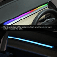 thumbnail image 4 of Adecuado para el modelo Tesla/3 Lámpara de ambiente de salida de aire de color fantasma con luz y sombra dinámicas sin daños en la línea del automóvil original, 4 of 5