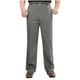 thumbnail image 1 of Pantalones largos de verano para hombre, informales, con bolsillos, de color liso, con cintura elástica y pierna recta., 1 of 6