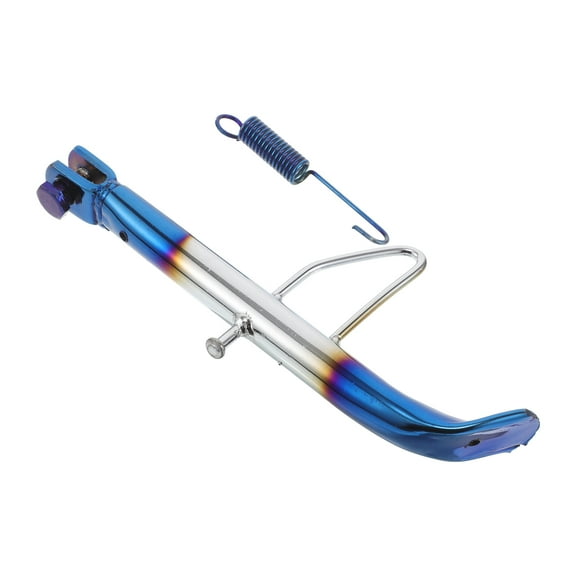 Motorcycle Side Kickstand Iron With Spring Support Replacement For Parking Foot Side Stand 1 Set