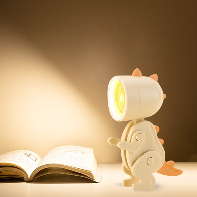 Luz nocturna LED plegable con orejas mini luz creativa para mascotas para sala de estar (O Sywqhk Libre de BPA
