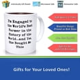 thumbnail image 3 of Funny Fiance Gifts, I'm Engaged To The World's Best Farmer In The History Of The World...and Yes,, Unique Idea Two Tone 11oz Mug For From, Ceramic Novelty Coffee Mugs 11oz, 15oz Mug, Tea, 3 of 4