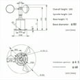 thumbnail image 4 of GJX Wind Anemometer Shell Wind Indicators Shell Wind Direction Indicator Shell Wind, 4 of 4