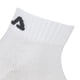 thumbnail image 3 of FILA Calcetines de Cuarto de Milla Unisex, 3 pares - Calcetines cortos, Sport, Logotipo Cintura, uni, 35-46 Blanco 35-38 (3-5 UK), 3 of 3