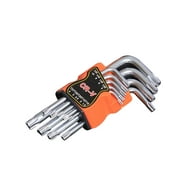 9 Pcs Plum Star Hex Key Wrench Sets Torx L Shape Repai Screwdriver Tool Set