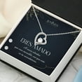 thumbnail image 2 of JEMINES Regalo para Mujer, Collar Joyas con Personalizado Inspirador Mensaje Spanish Mexican Gifts, Collar para Mujer (Eres Amado, Forever Love Necklace and Earrings Set), 2 of 6