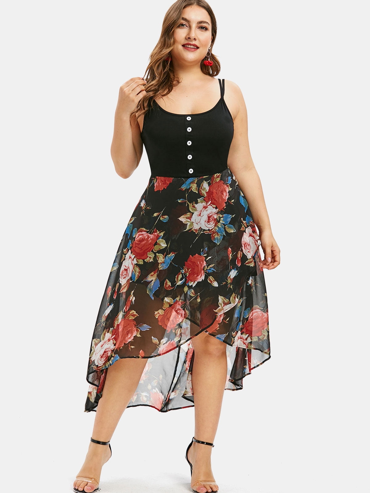 walmart plus size spring dresses