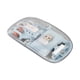 thumbnail image 1 of M Buder Ratón Óptico Transparente Inalámbrico Bluetooth 2400 DPI Batería Recargable RGB Azul, 1 of 9